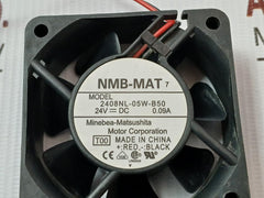 Dc Brushless Cooling Fan Nmb-mat 2408Nl-05W-b50 24V Dc 0.09 A