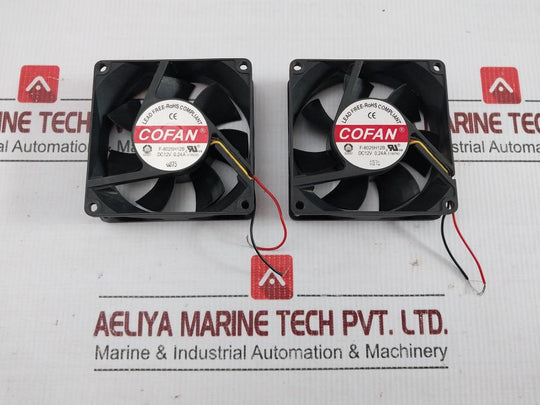 Dc Brushless Fan F-8025H12B Cofan 12V Dc 0.24A