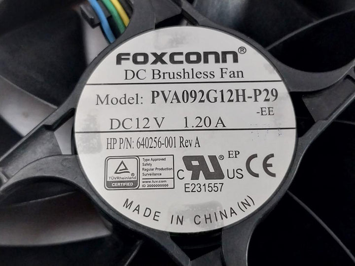 Dc Brushless Fan Pva092G12H-p29-ee Foxconn 12V Dc 1.20 A