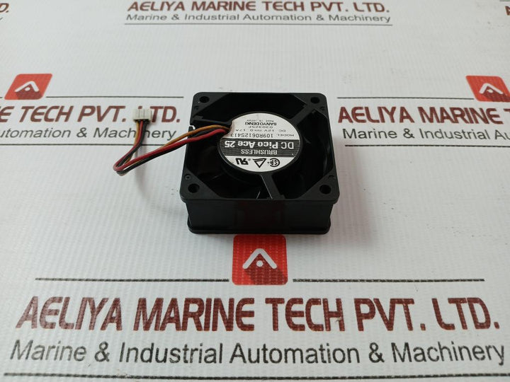 Dc Pico Ace 25 Cooling Fan 12V Dc 0.17A Sanyo Denki 109R0612S413