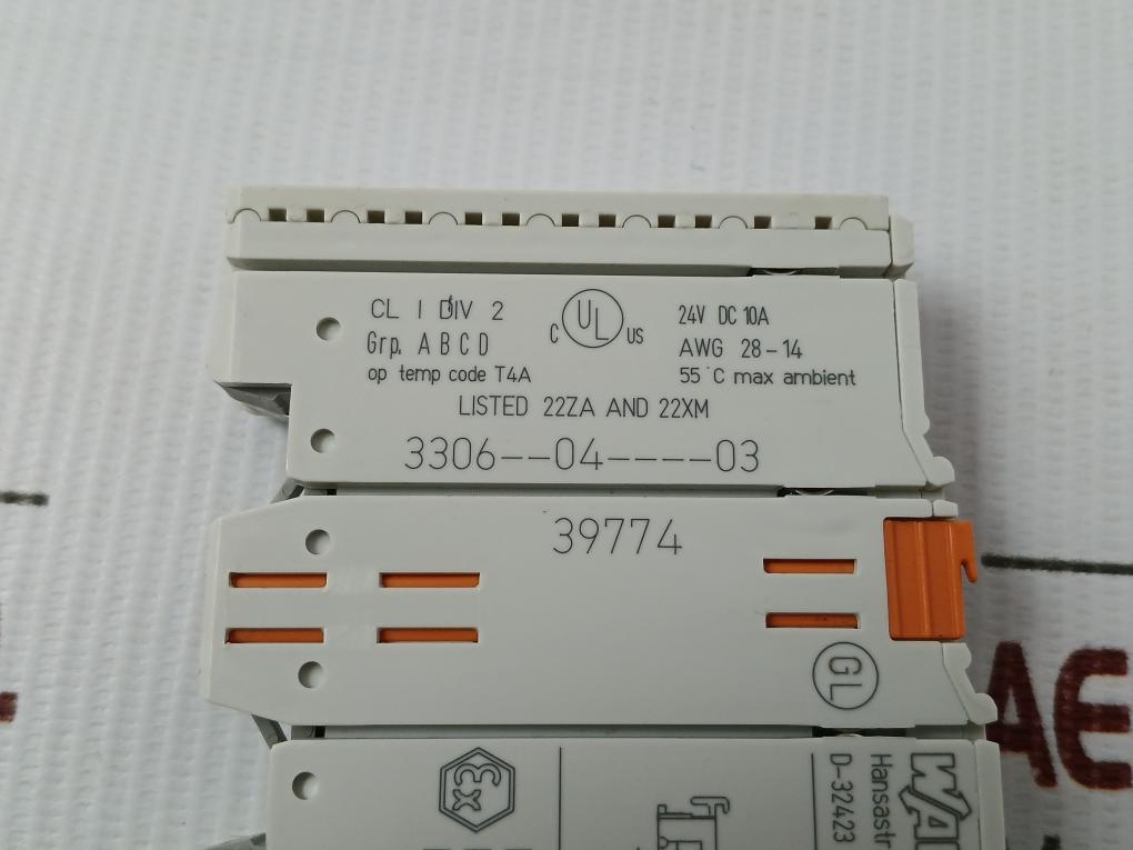 Dc Power Supply Module With Fuse Holder And Diagnostics 24Vdc 10A Wago 750-610