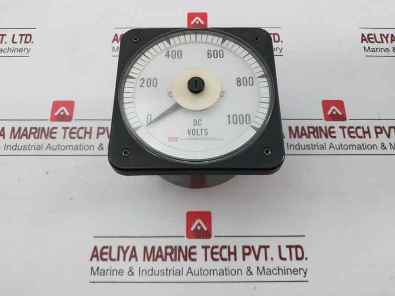 Dc Voltmeter Oilfield Electric Marine 0-1000 Volts Dc