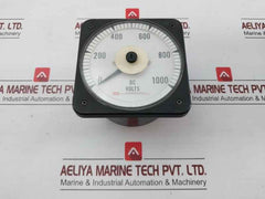 Dc Voltmeter Oilfield Electric Marine 0-1000 Volts Dc