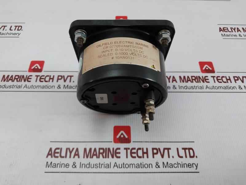 Dc Voltmeter Oilfield Electric Marine 0-1000 Volts Dc
