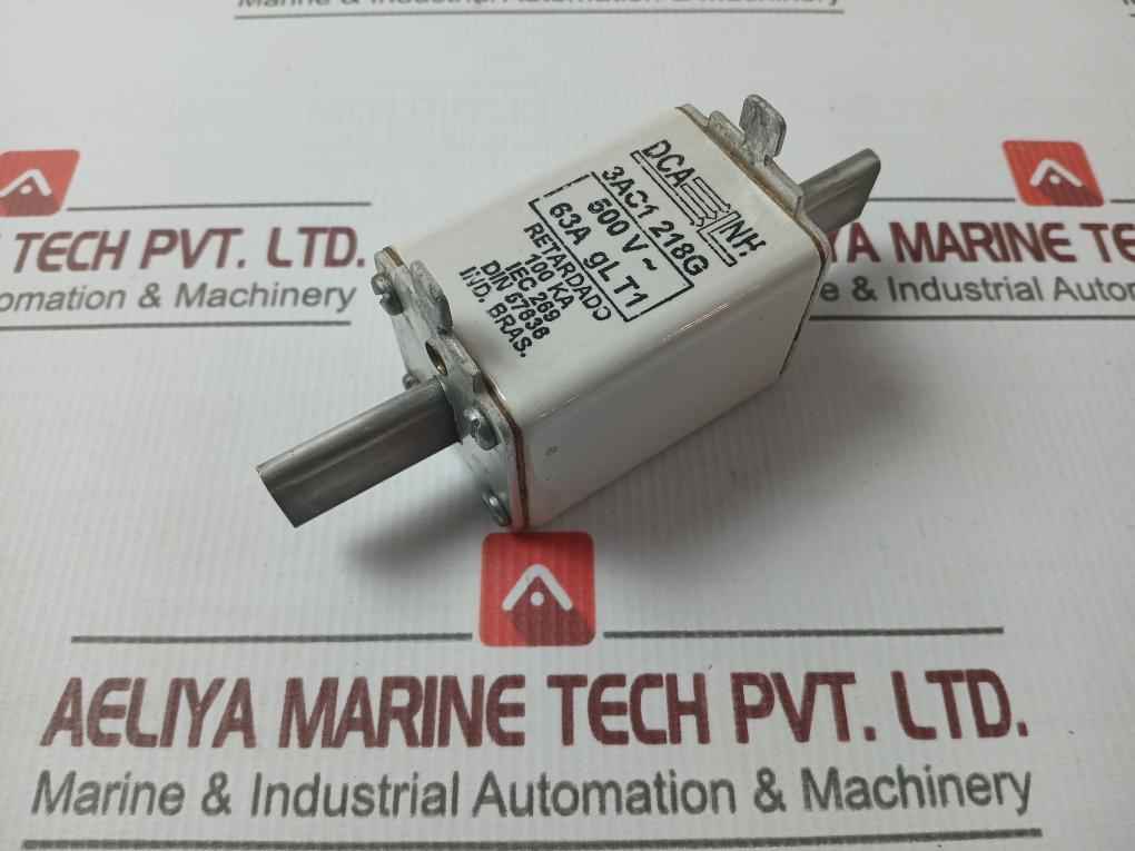 Dca 3Ac1 218G Fusivel Nh Fuse 500V 63A 100 Ka