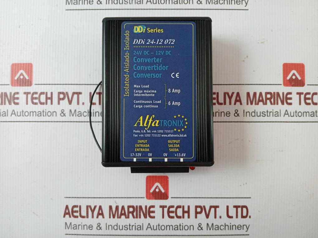 Ddi 24-12 072 Dc Converter Input- 17-32V Alfatronix