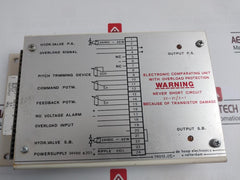 De Hoop Electronics 78.012.02 Electronic Comparing Unit With Overload Protection