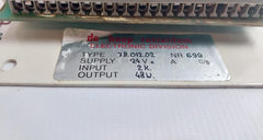 De Hoop Electronics 78.012.02 Electronic Comparing Unit With Overload Protection