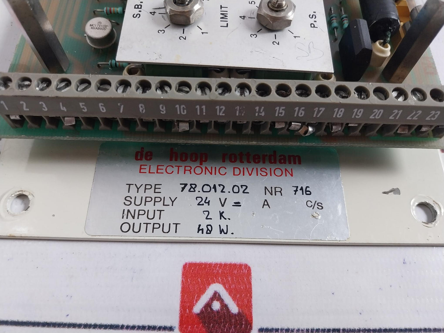 De Hoop Electronics 78012.02 Pcb Groenpol