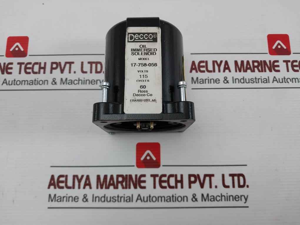 Decco 17-758-056 Oil Immersed Solenoid Valve 115V