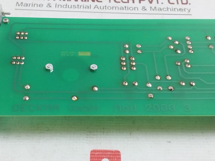 Deckma Mod. 2000.3 Pcb For Fire Alarm System Module 94V-0