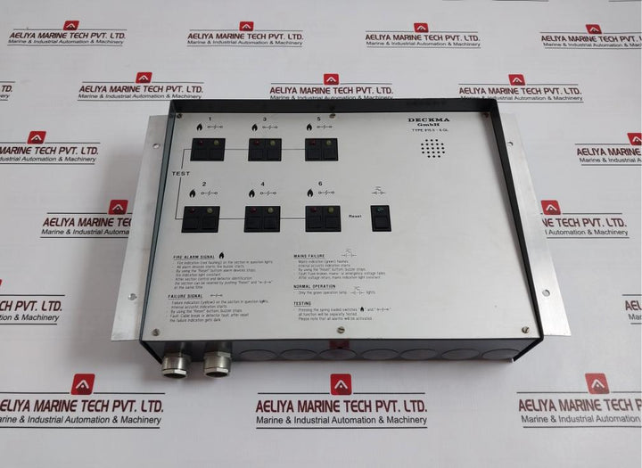 Deckma 815.5-6 Gl Fire Detection System Mod.2000 220V
