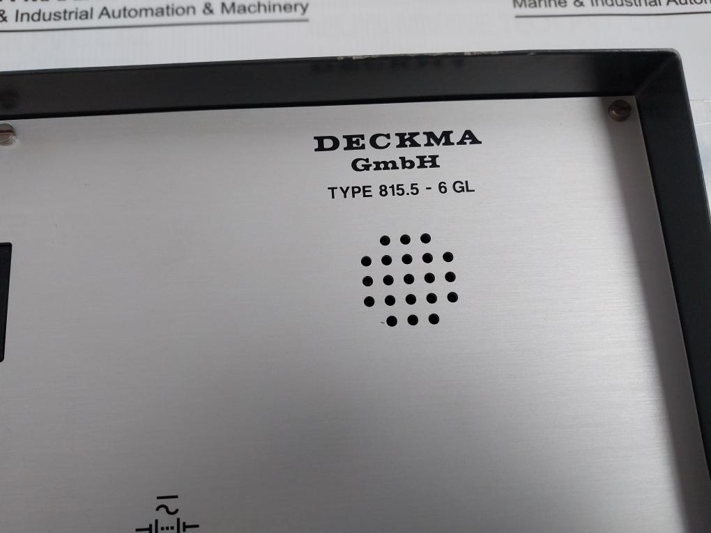 Deckma 815.5-6 Gl Fire Detection System Mod.2000 220V