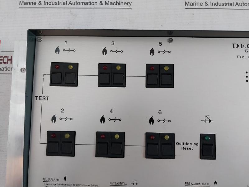 Deckma 815.5-6 Gl Fire Detection System 230V Ip55 50/60Hz