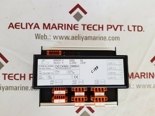 Deckma Fms 3000 Afm01-e4 Firealarm Fire Loop Module 3.2.11