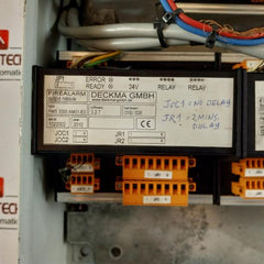 Deckma Fms 3000 Fire Alarm Main Panel System 50/60 Hz