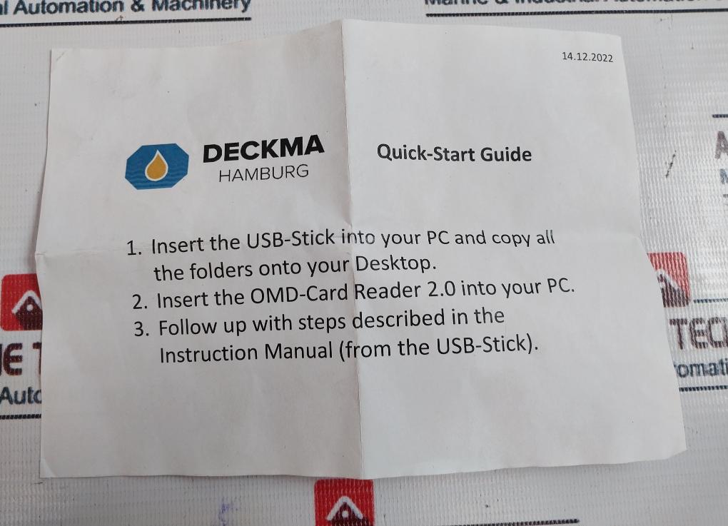 Deckma Hamburg 84001 Omd-card Reader 2.0