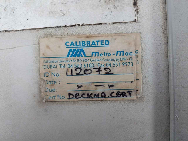 Deckma Hamburg Omd-11 Oil Monitoring Device