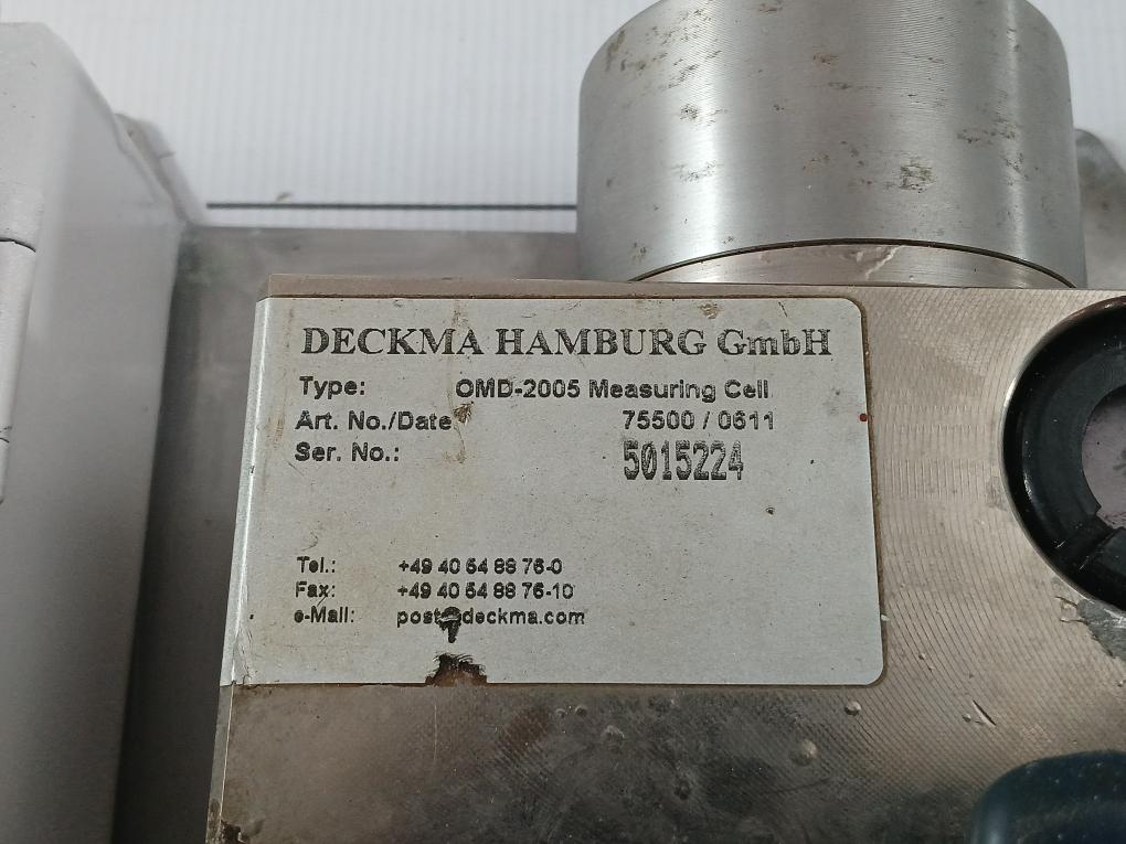 Oil Content Meter 24-230Vac/Dc Deckma Hamburg Omd-2005