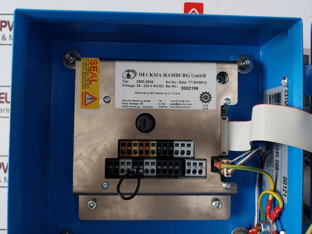Deckma Hamburg Omd-2008 Bilge Alarm Omd-24/2008