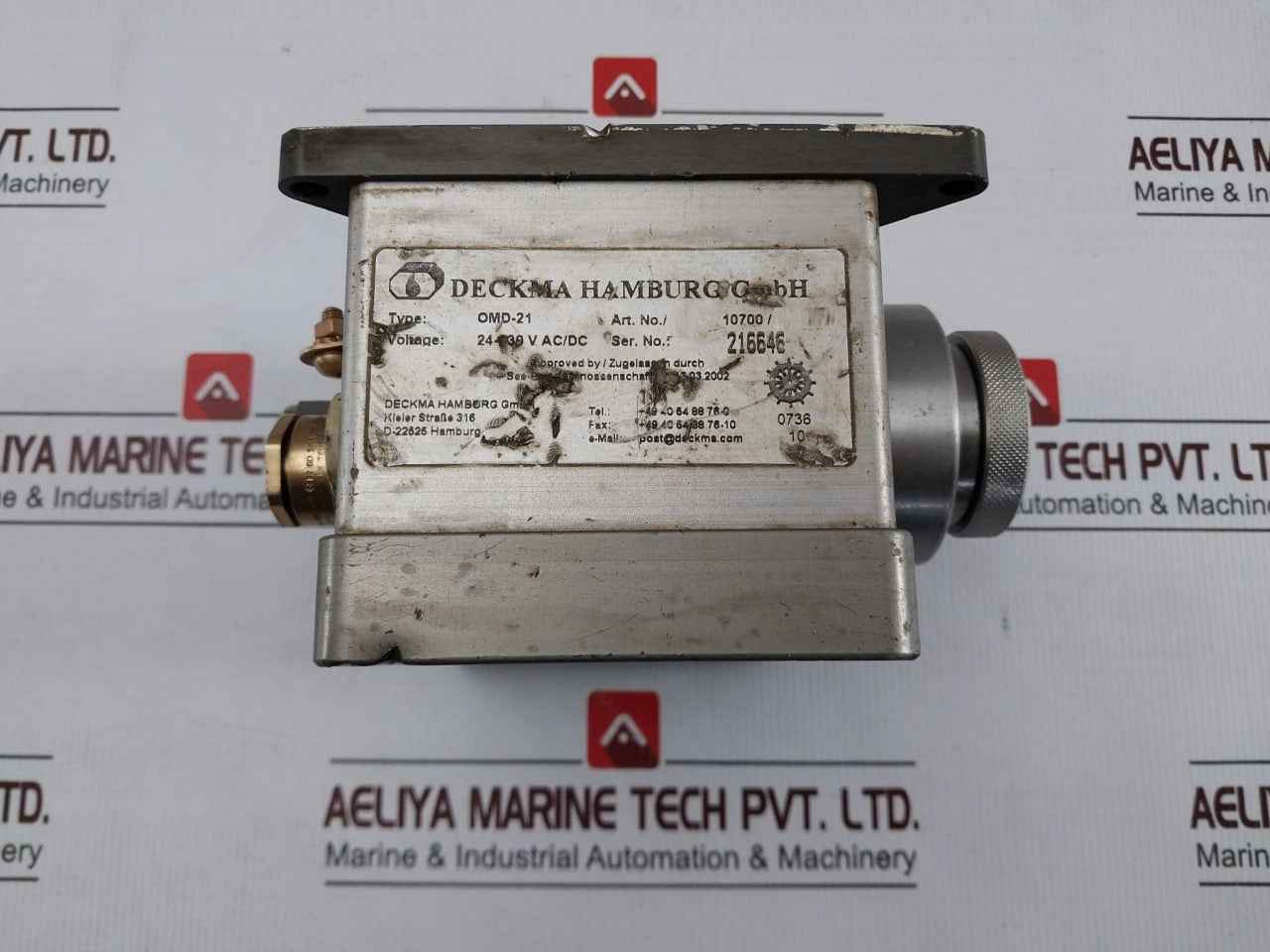 Deckma Hamburg Omd-21 Oil Monitoring Device 24-230v Ac/dc