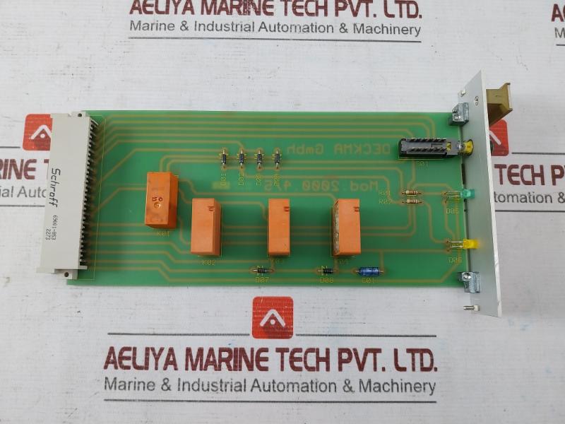 Deckma Mod. 2000. 4/5 Fire Alarm System Pcb Card 69001-853 94V-0