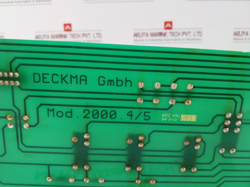Deckma Mod. 2000. 4/5 Fire Alarm System Pcb Card 69001-853 94V-0