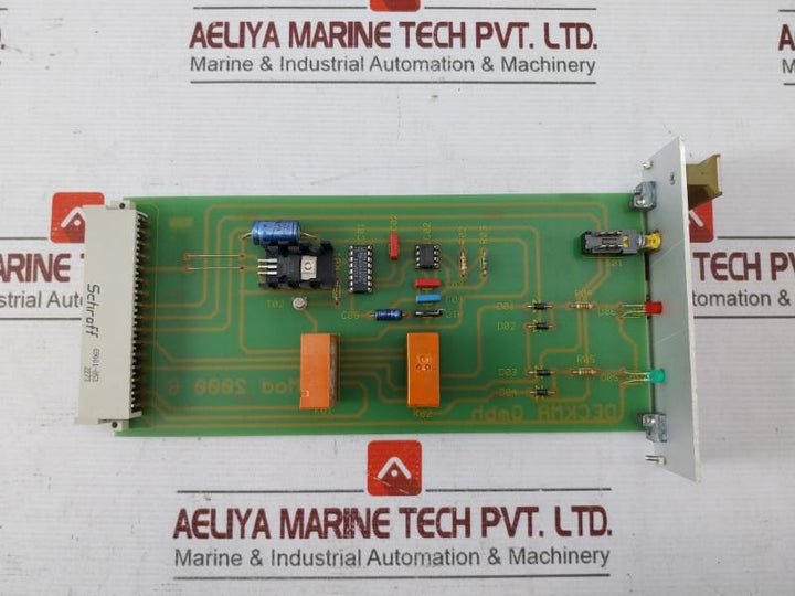 Deckma Mod. 2000. 6 Fire Alarm System 69001-853 Pcb Card