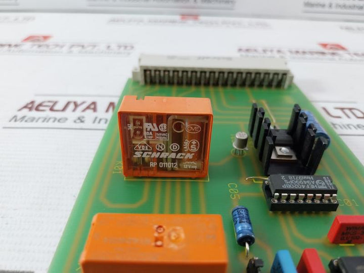 Deckma Mod. 2000. 6 Fire Alarm System 69001-853 Pcb Card
