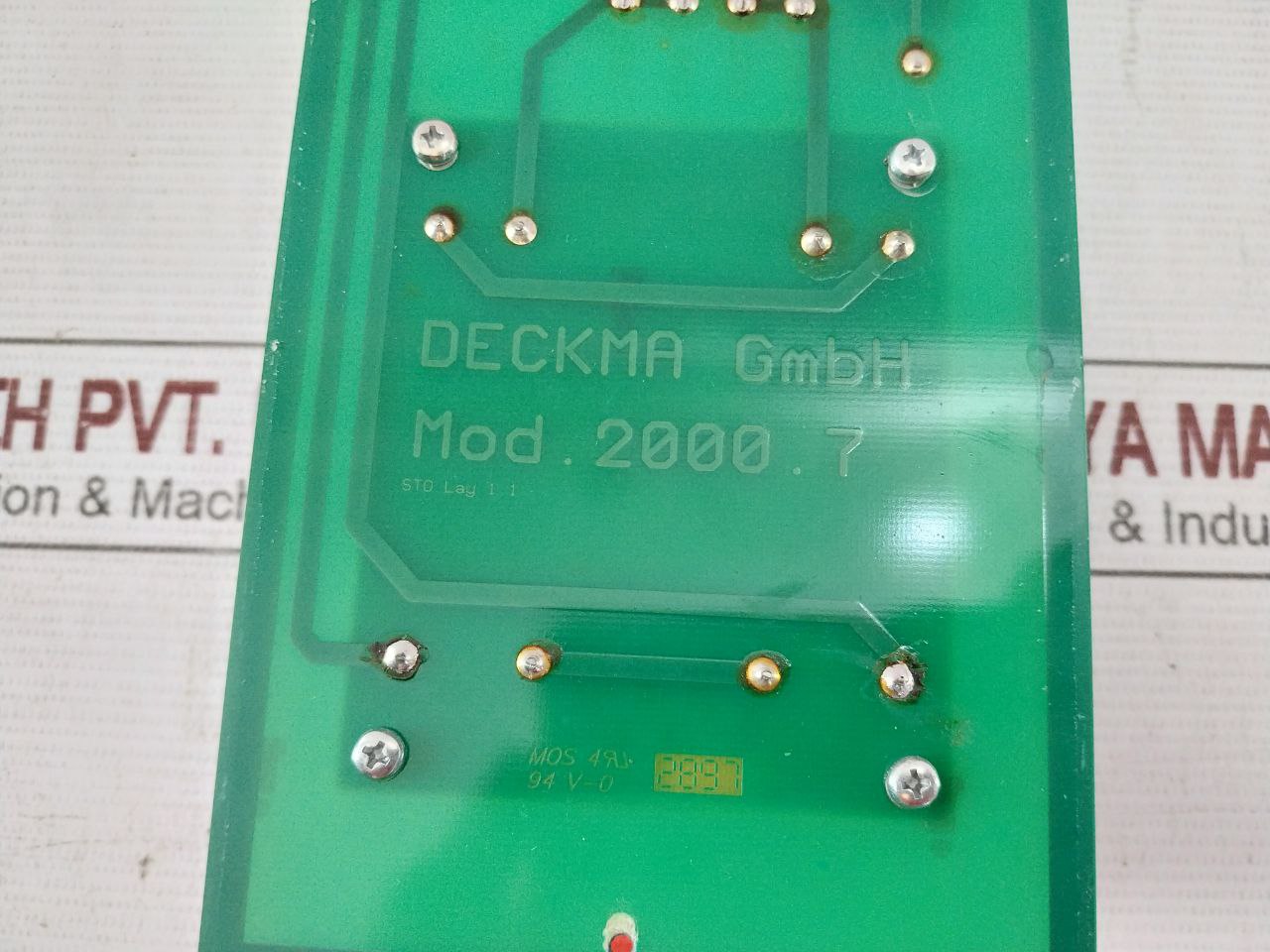 Deckma Mod.2000.7 Plc Module 94V
