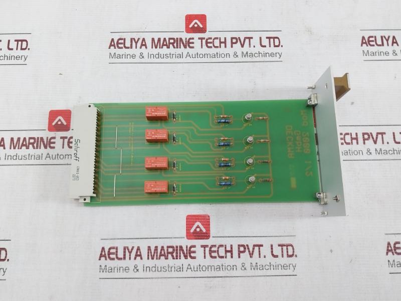 Deckma Mod 2000.1/2 Pcb For Fire Alarm System Module 69001-853 1A 24Vdc Rs420024