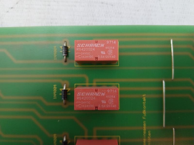 Deckma Mod 2000.1/2 Pcb For Fire Alarm System Module 69001-853 1A 24Vdc Rs420024