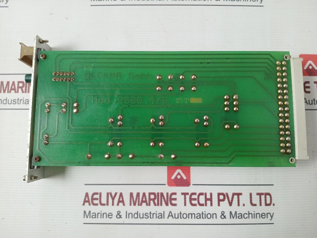 Deckma Mod 2000 Fire Alarm System Bicc-vero B600 P600V Ac