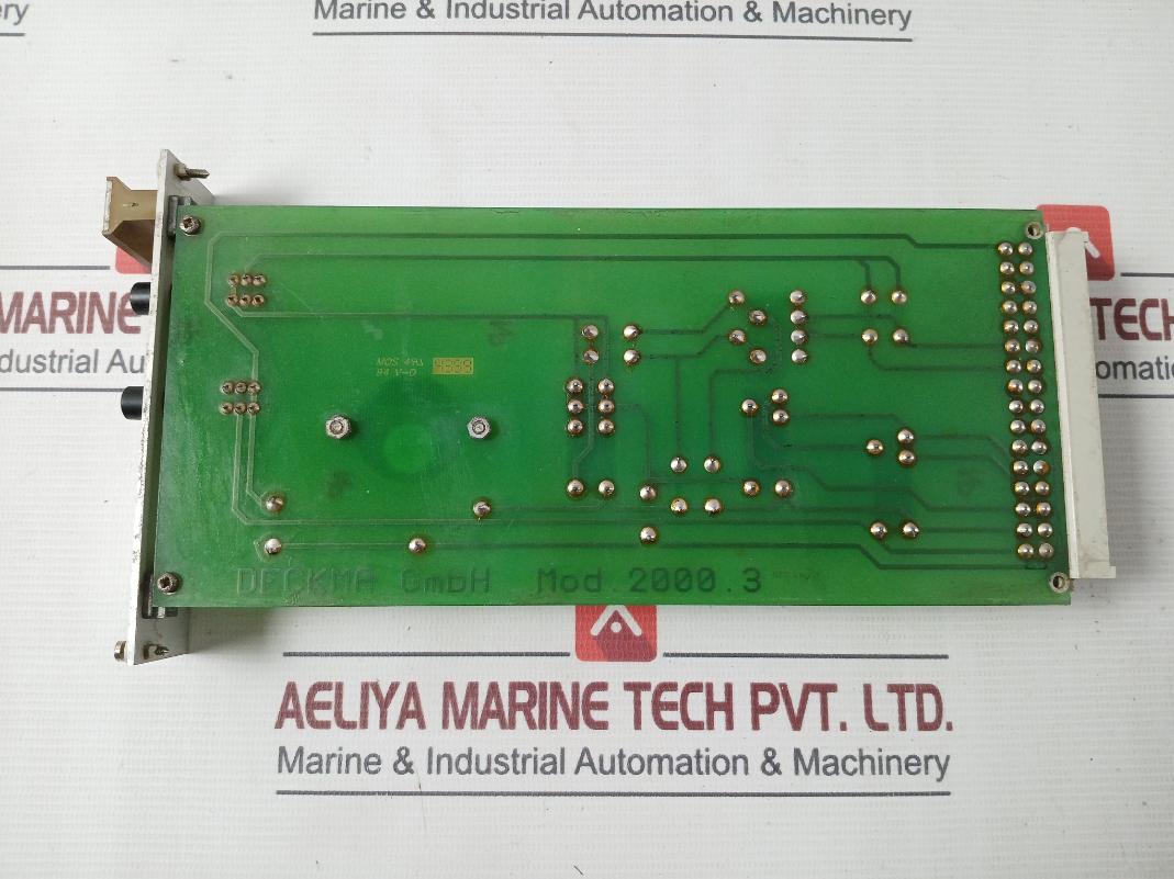Deckma Mod 2000 Fire Alarm System Bicc-vero B600 P600V Ac