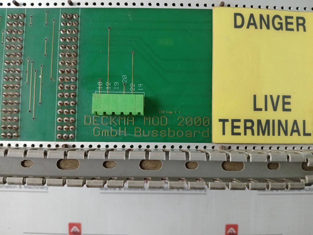 Deckma Mod 2000 Fire Alarm System Bicc-vero B600 P600V Ac