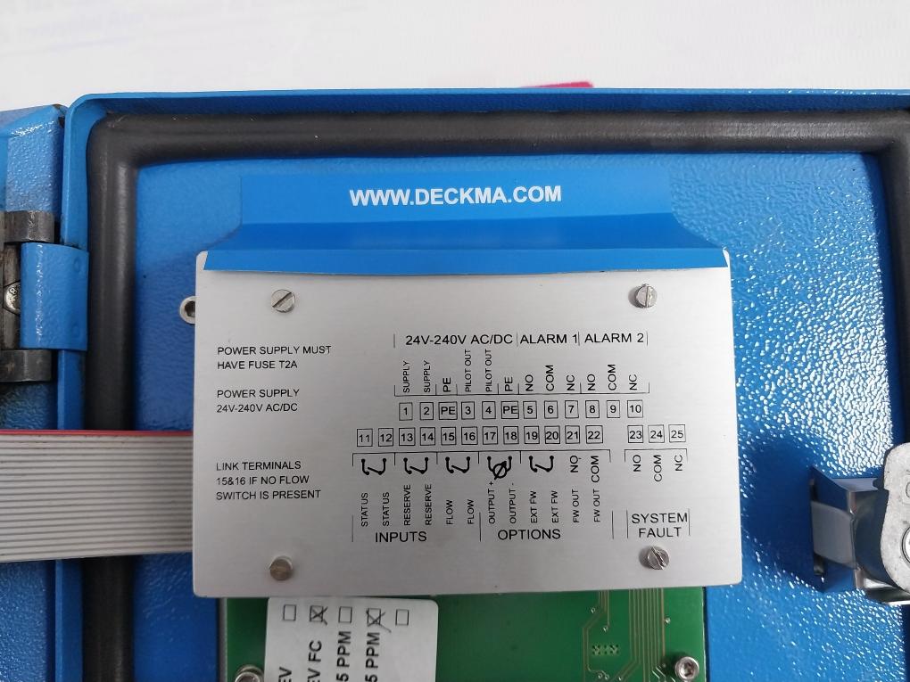 Deckma Omd-2008 Ev Fc Mcu Bilge Alarm 24-230Vac/Dc 10Bar 80C Ip65