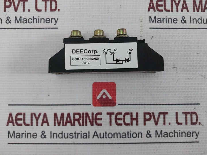 Dee Cdkf100-06/250 Thyristor Module C0518