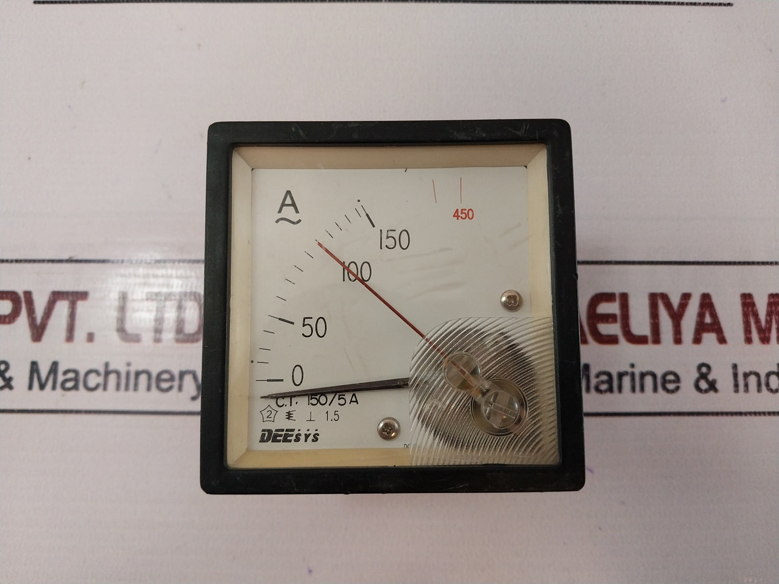 Deesys 150/5A Ammeter 0-150/450A~