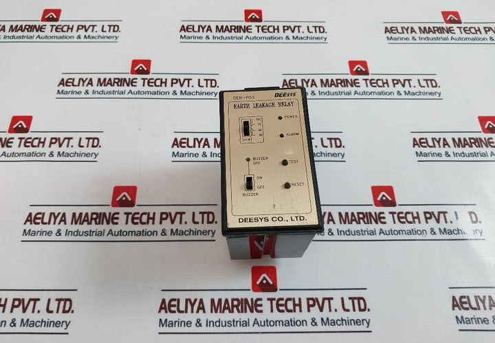 Deesys Der-p03 Earth Leakage Relay Ac 240V 50/60Hz