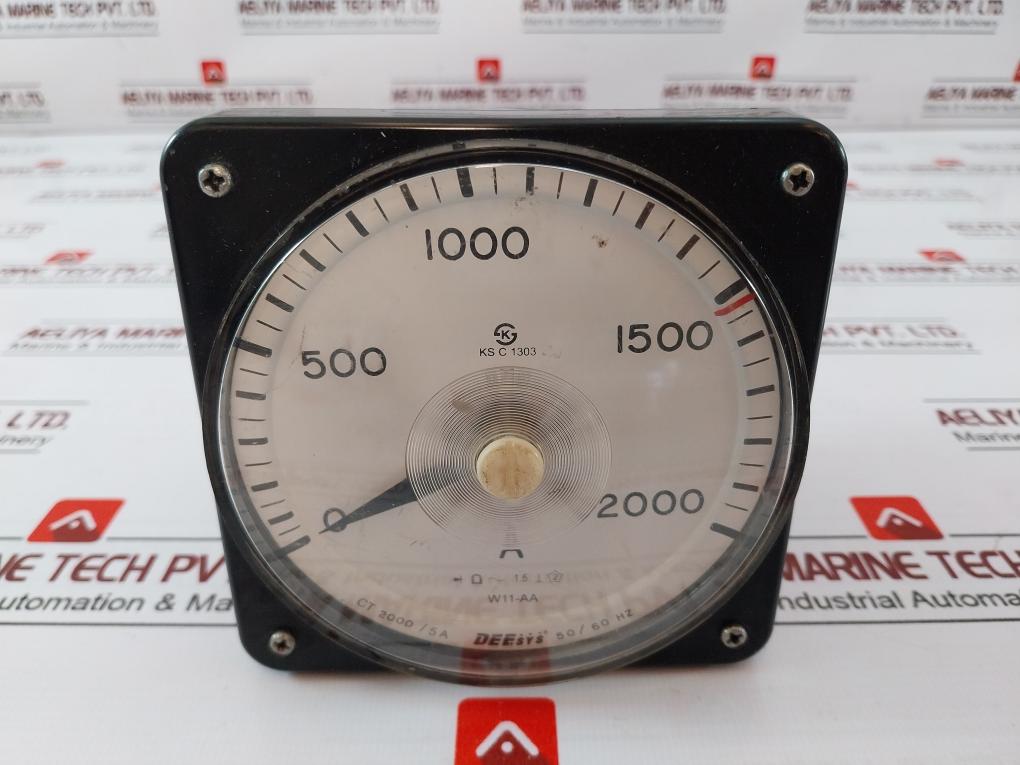 Deesys W11-aa Current Meter 0-2000A 50/60Hz Ksc1303