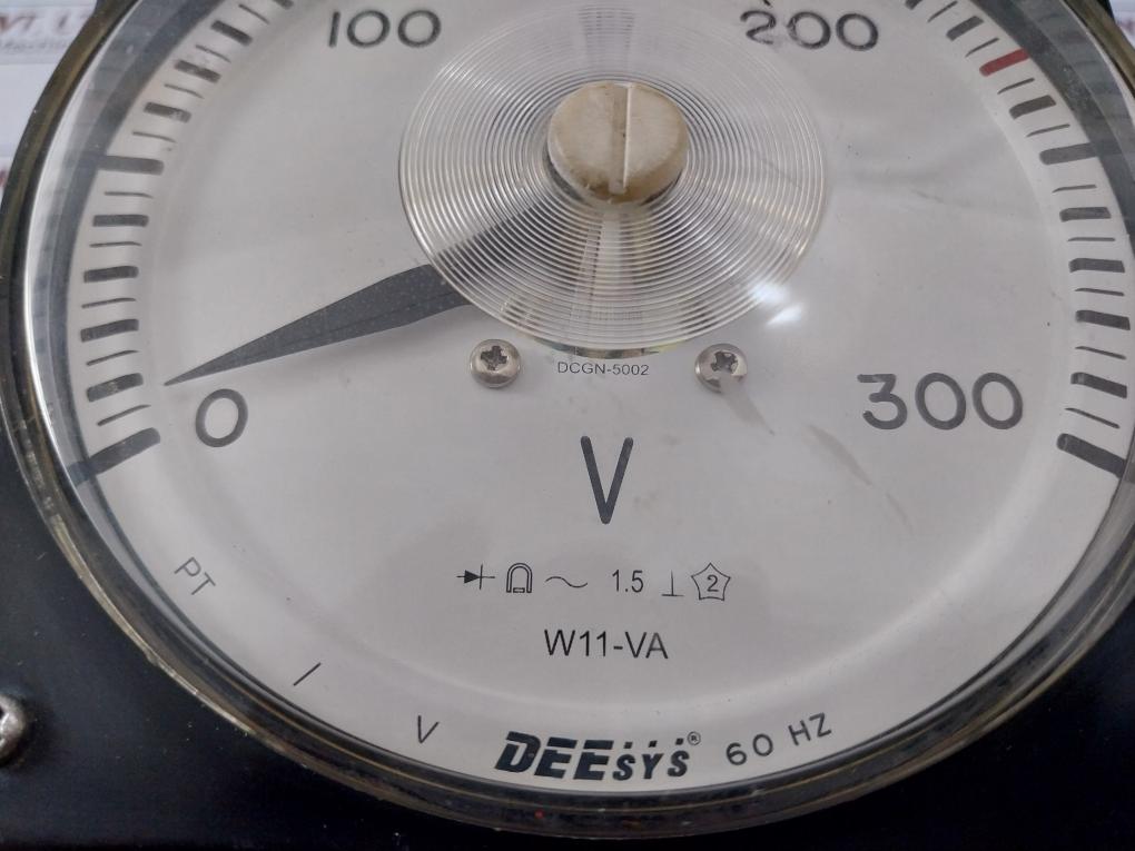 Deesys W11-va Panel Board Meter 0-300v Dcgn-5002 60hz Ksc1303