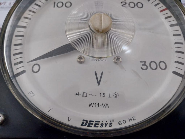 Deesys W11-va Panel Board Meter 0-300v Dcgn-5002 60hz Ksc1303