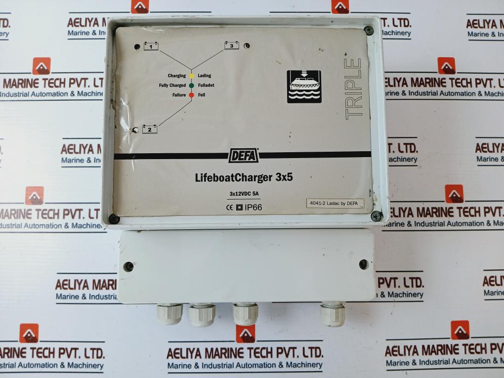 Defa 700116 Lifeboat Charger 4041Lbtri42 3X5A 42Vac Ip66