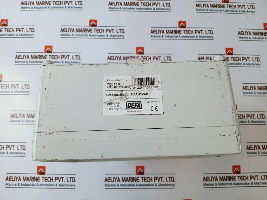 Defa 700116 Lifeboat Charger 4041Lbtri42 3X5A 42Vac Ip66