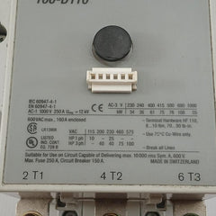 Definite Purpose Contactor 230V 50-60/Hz Allen-bradley 100-d110