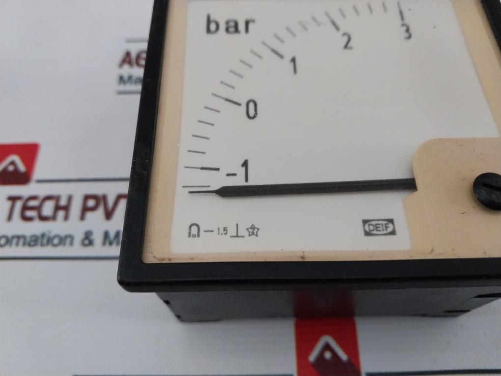 Deif -1 To 3 Bar Meter