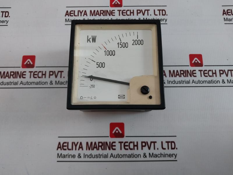 Deif -250-0-2000 Kw Analog Kilowatt Meter 30084-73