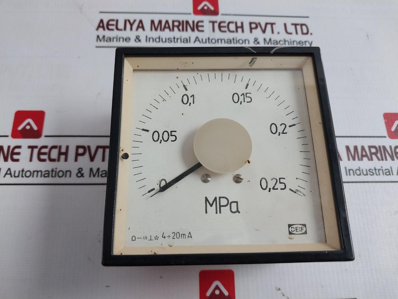 Deif 0-0,25 Mpa Pressure Measurement Panel Meter 25982-51
