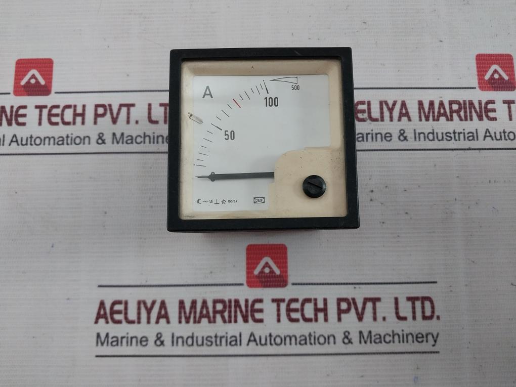 Deif 0-100/500 A Analog Ammeter 5/10A-91