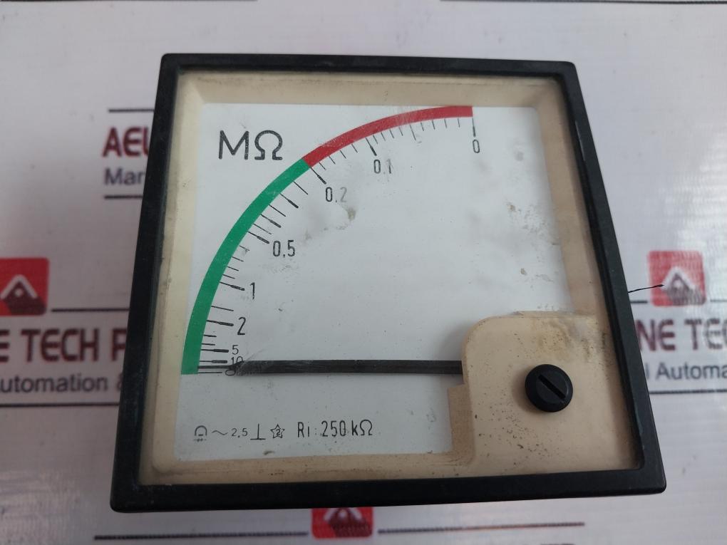 Deif 0-10 MΩ Isolation Monitor Analog Panel Meter 3x175 – 3x530vac